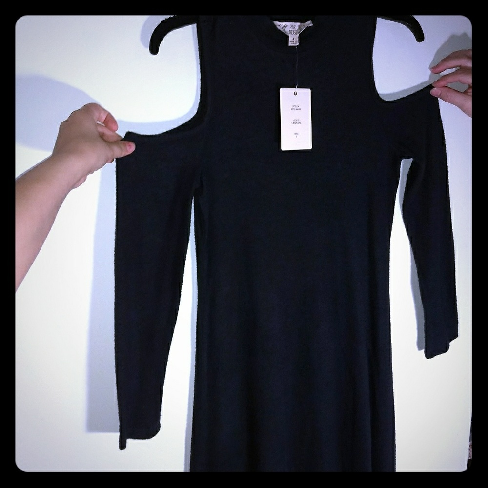 Cold shoulder dress